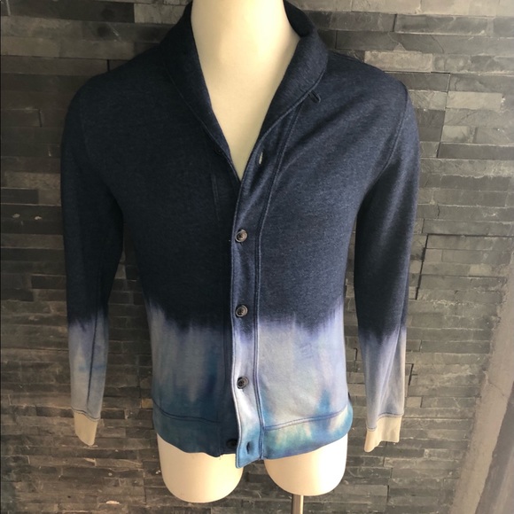1 of one ♥️Hand tie-dyed ombré cardigan SM one of a kind - Picture 9 of 10